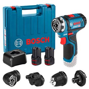 Taladro atornillador Bosch GSR 12V-15 FC 12V 2 baterías y maletín