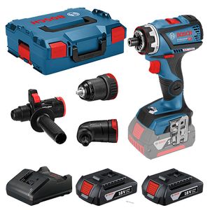 Taladro atornillador Bosch GSR 18V-60 FC 18V 2 baterías y maletín