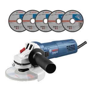 Esmeril angular Bosch GWS 700 127V 710W con 5 discos