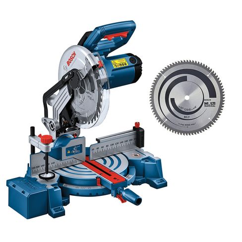 Sierra de inglete Bosch GCM 254 127V 1750W con 1 disco 80D