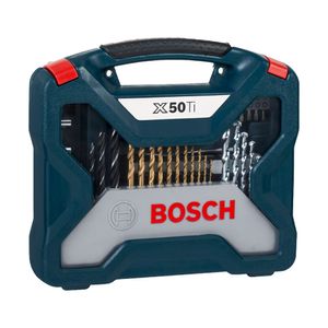 Set Puntas y Brocas en Titanio Bosch X-Line 50 und.