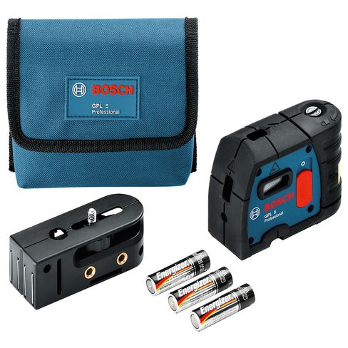Nivel láser de 5 puntos Bosch GPL 5 ángulos de 90°