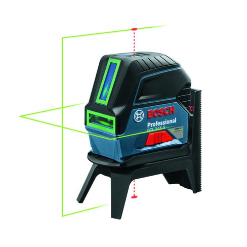 Nivel Láser verde Bosch GCL 2-15 G 15m con puntos de plomada