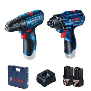 Kit Bosch Rotomartillo GSB 120-LI y Llave impacto GDR 120-LI 12V