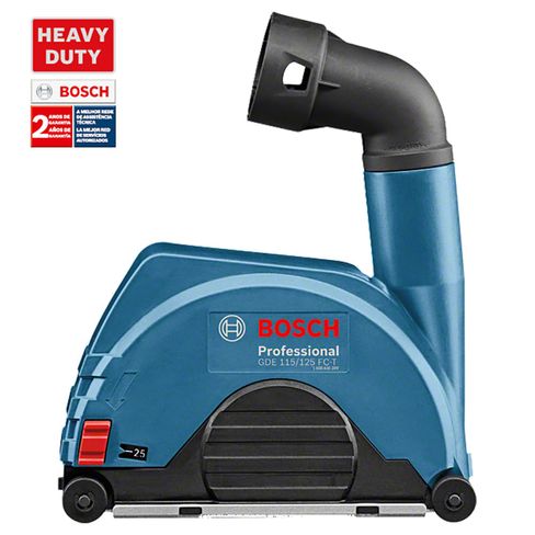 Sistema aspiración Bosch GDE 115/125 FC-T p/esmeril 4 1/2 y 5"