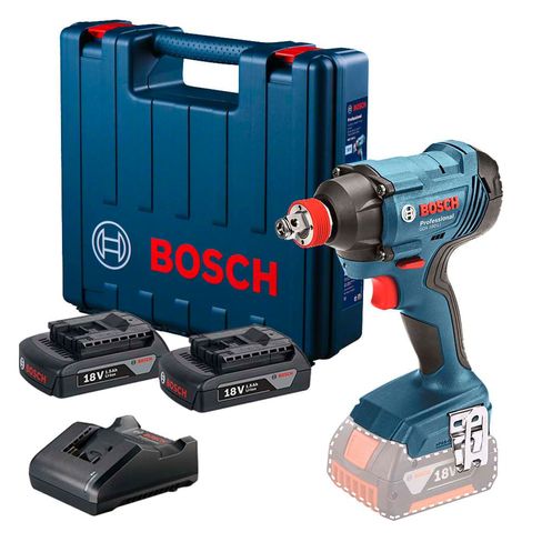 Llave de impacto Bosch GDX 180-LI 18V 2 baterías y maletín